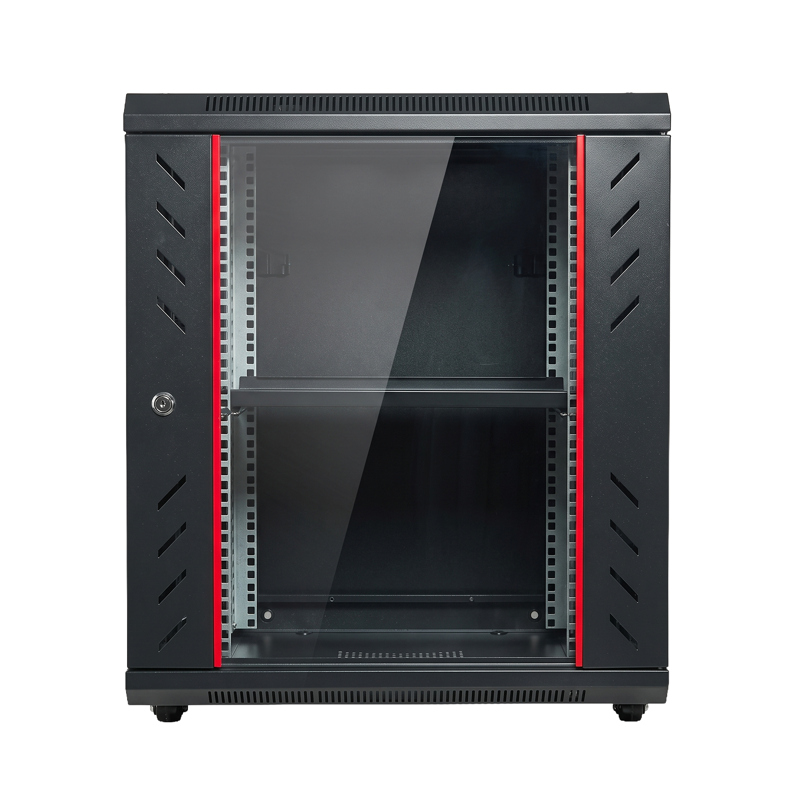 WB6412 cabinet front with glazed door